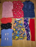 Next Girls Dresses Tops Leggings Christmas Bundle 9 Pack (Size 8 Years)