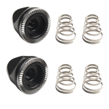 Screw M5 NUT SPRING Wheel Aluminum Alloy Bike Black Bolt QUICK RELEASE