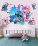 Disney Lilo & Stitch Kids Boys Girls Nursery Wall Stickers Bedroom Vinyl Decals