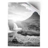 1 x Vinyl Sticker A3 – BW – Kirkjufell Iceland Mountain  #39203
