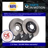 2x Vented Brake Discs and Pads fits SEAT IBIZA 1.4 Front 02 to 15 256mm Set Pair