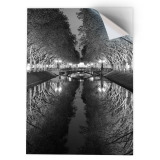 1 x Vinyl Sticker A3 – BW – King’s Avenue Dusseldorf  #39205