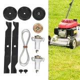 Lawn Mower Deck Parts Rebuild Kit 2Blades For YTH21K46 Craftsman YT3000, YTS3000