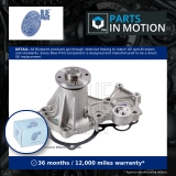 Water Pump ADK89113 Blue Print Coolant 091174230 91174230 1740061A00 1740061820