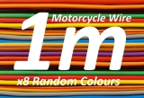 Loom Repair – Motorcycle Wire – 8 Random Solid Colours x 1m Lengths