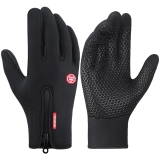Unisex Waterproof Thermal Touchscreen Cycling Running Gloves Non-Slip- Size S