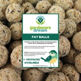 GardenersDream Suet Fat Balls – High Energy Feed Wild Garden Bird Food Treats