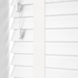 WHITE FAUX WOOD TAPED BLIND – MADE TO MEASURE – CUSTOM FOR time-to-go-2024
