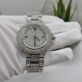 MICHAEL KORS MK5869 WOMEN’S WATCH SILVER STRAP SILVER DIAL SILVER CASE