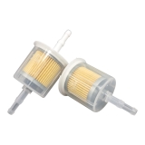 2 x Petrol Inline Fuel Filter Universal fit – LARGE Car Part Fit 6mm & 8mm Pipe