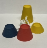 JL Golf Winter Rubber Range Set of 4 tees on a string  Frost hard ground