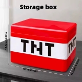TNT Building Block Storage Box, Magnetic Building Blocks Toy, Building Block Set