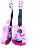 21” CLASSIC GUITAR KIDS ACOUSTIC MUSICAL INSTRUMENT LEARNING PINK BUTTERFLY