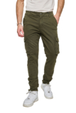 New Men Elasticated Cargo Combat Work Cotton lightweight Trousers Pants Bottoms