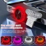 1x Mini USB LED Lamp Car Interior Accessories Neon Atmosphere Ambient Light