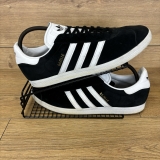Adidas Gazelle Shoes Mens Size UK 12 Originals Causal Trainer Black Suede Retro