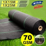 25M Heavy Duty Weed Control Fabric Membrane Garden Ground Cover Roll Landscape