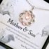9ct gold  stud earrings flower design 5 mm pair in Luxury Gift Box