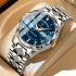 9ct gold  stud earrings flower design 5 mm pair in Luxury Gift Box