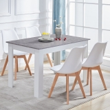 Dining Table Wood Rectangular Kitchen Dining Room 4 Seaters 120*80*75 cm Table