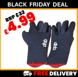 DHB –  Neoprene Cycling Gloves – Black – Size SMALL