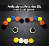 22-Pc Heavy-Duty Polishing Pad Set for Drill, Complete Car Care Kit