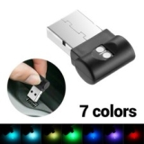 3x Mini LED USB Interior Atmosphere Neon Light Ambient Bulb Lamp Car Accessories