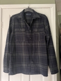 Matalan Men’s Navy Check Thick Shirt. Size M. New Without Tags.
