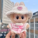 “Xiujuers Hoodie Outfit for 17cm Labubu Plush – Soft Toy Clothes,DIY Accessories