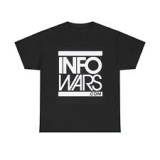 Info Wars Tshirt Alex Jones Rogan American Funny Podcast Unisex Heavy Cotton Tee