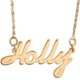 Personalised 9ct Gold ANY NAME Necklace, Birthday gift, Special Occasion Gift