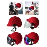 Horse Riding Helmet Easy to Use Velvet Exterior Decorative Horse Riding Gear