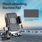 Shock Absorbing Motorcycle Phone Bracket with Anti Slip Design for Stability