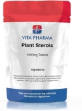Plant Sterols 1000mg 365 tablets LOWER CHOLESTEROL HEART HEALTH VITAPHARMA
