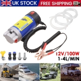 Electric Car Oil Extractor Pump Transfer Fluid Engine Vacuum 100W w/Hose Siphon