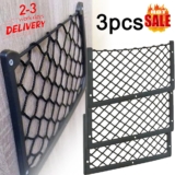 3pcs Portable Car Storage Net Car Cargo Net Mesh Storage Bag Pocket Accessories