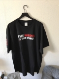 Infowars Unisex T-Shirt ‘The Media Is the Virus’ Alex Jones, 3XL