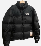 The North Face Womens Black Solid Down Puffer Winter Jacket Outerwear Small