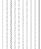 925 Sterling Silver Necklace Chain Rope Link Trace in Various lengths