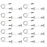 Pike Traces Deadbait Rigs – Treble Hooks Size 2 4 6 8 – Dead Bait Live Bait Rigs
