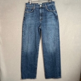 Agolde Womens Size 26 Harper High Rise Straight Leg Jeans  Blue Denim
