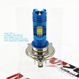 H4 HS1 LED Motorcycle Headlight Bulb Motorbike Headlamp Hi/Lo Spot Beam AC 12V