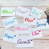 1,5,10 Personalised Disney Vinyl Name Stickers Decal Label Water Bottle 1″ 2″