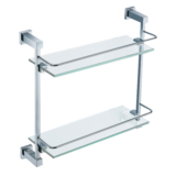 Nes Home Premium Chrome-Plated Solid Brass Wall-Mounted Bathroom Accessories