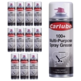 Carlube 100+ Multi-Purpose Grease Lubrication Aerosol Water Resistant 400ml x12
