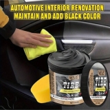 150ml Car Interior Restorer Cream Tire Plastic Care Oil Black Shine Polish
