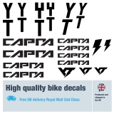 YT Capra bike decals labels with free bike protection (34 pack) free delivery