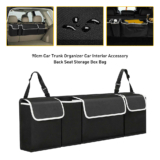2in1 Car Accessories Trunk Organizer Storage Bag Multi-use Backseat Oxford Cloth