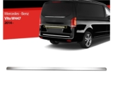 Trunk strip tailgate strip for Vito W447 from 2014 stainless steel trim