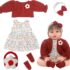 Baby Girl’s Summer Swimsuits Bundle 0-18 Months: swimsuits and denim jacket.